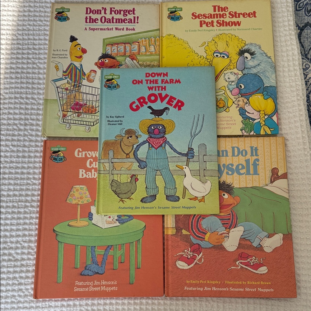 Vintage Sesame Street Book Collection